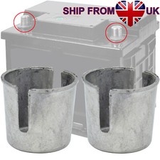 2Pcs Negative Positive Battery Post Repair Shims For Worn Posts Loose Terminals