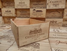 Wooden Wine Box Crate ~ Large
