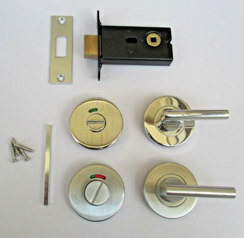 Bathroom door lock thumb - bathroom, turn