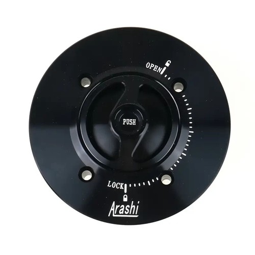 Alloy fuel tank cap for