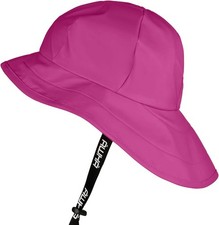 AWHA Souwester, Rain Hat - Waterproof Cap with Wide Brim and Earflaps
