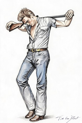 Art print james - art, dean