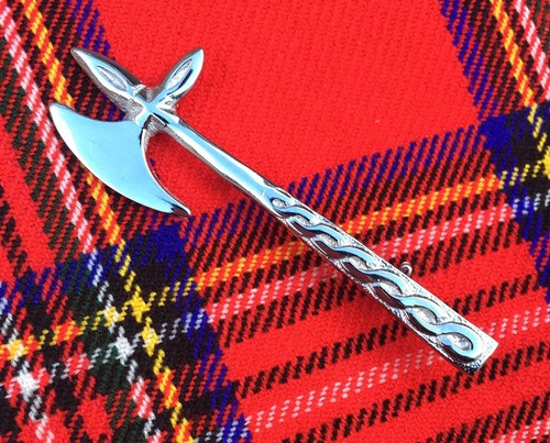 Lauder battle axe kilt pin - battle,