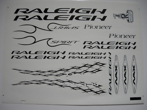 Raleigh pioneer spirit decal - spirit,