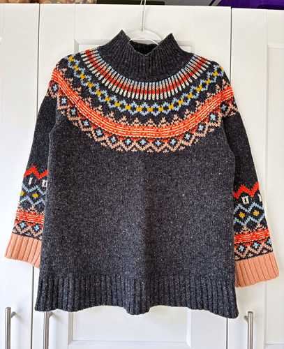 Womens fairisle wool jumper - wool,