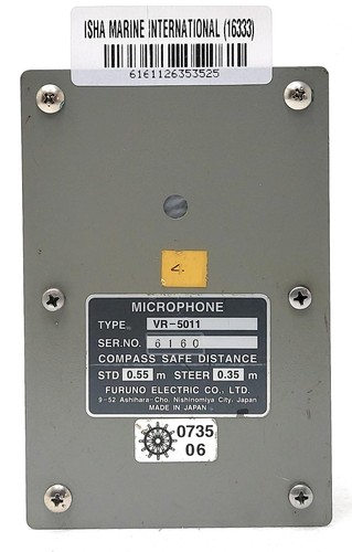 Furuno 5011 microphone - furuno, vr-5011