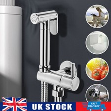 Thermostatic Mixer Bidets Toilet Valve 1/2" with Muslim Hand Sprayer Shower Kit