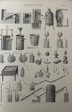 Antique Print c1877 Chemistry