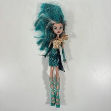 Rare Monster High Doll Nefera De Nile Doll Boo York - Green Mattel 2011