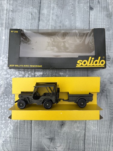 Solido willys jeep - willys, trailer