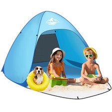 Purebox Beach Tent Pop Up 1-3 Persons, UV 50+ Protection Sun Shade Baby Beach Te