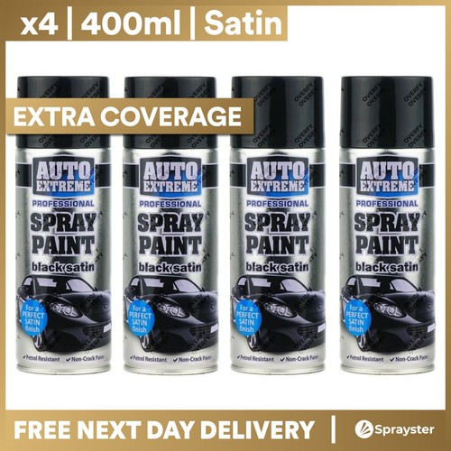400ml black satin spray - 4,