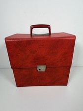 Red Vinyl 12” Storage Carry