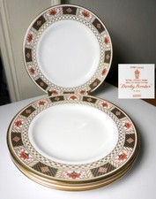 Royal Crown Derby DERBY BORDER 8 1/2" Salad Plates, Set of 4