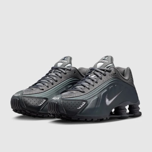 Nike shox anthracite wolf - shox, r4