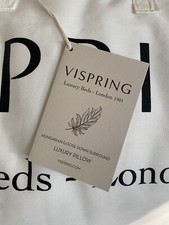 Vispring Hungarian Goose Down Surround Luxury Pillows x 1 BNIB £295