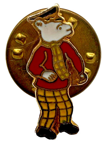 Rupert the bear enamel - rupert,