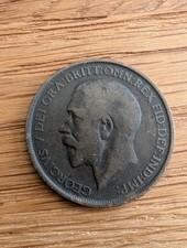 King George V One Penny Coin