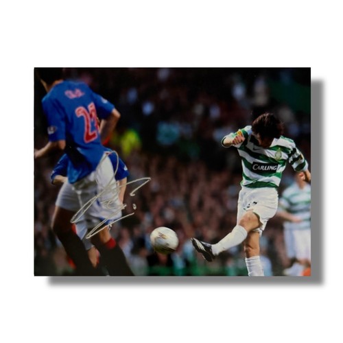 Signed nakamura celtic 8x6 - signed,