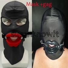 Gimp Mask Black Open Mouth