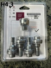 OEM Peugeot Citroen Vauxhall Alloy Wheel Locking Nut Set with Key 1688061880