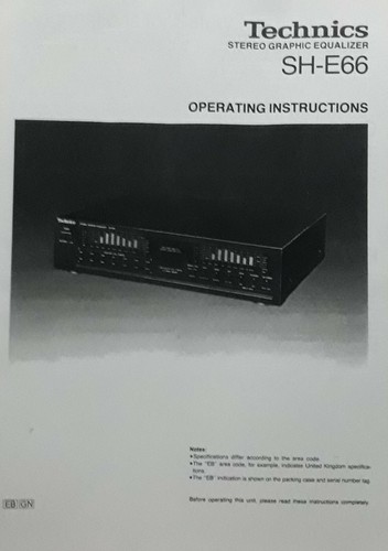 Technics e66 stereo graphic - technics,