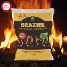 Brazier Smokeless Coal - 20kg | Low Emission Fuel for Efficient Heating