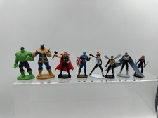 8X Marvel And DC Mini Super Hero Figures Toys Bundle Lot 2013