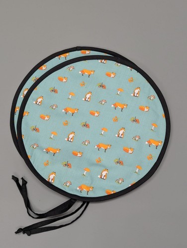 Pair aga hob lid mat - mat, pad
