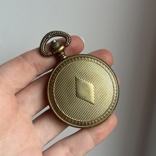 Vintage etched diamond half - etched,