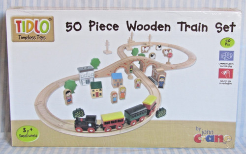 Tidlo wooden train set - tidlo, 50