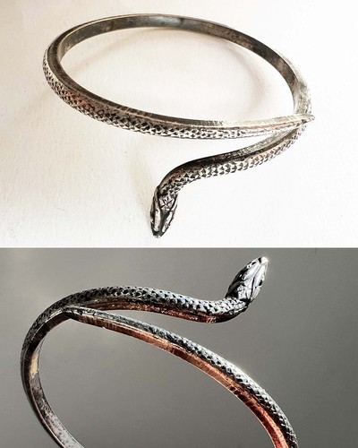 Antique art deco snake - antique,