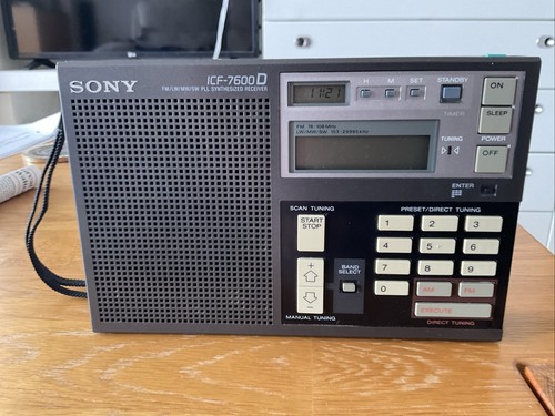 Sony icf 7600d - icf-7600d, sw