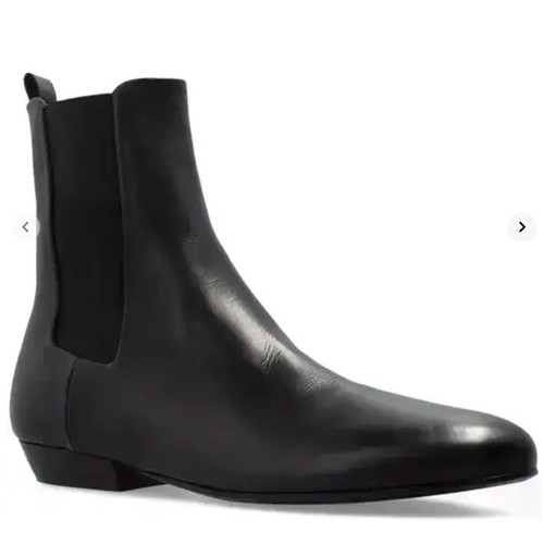 Marsell black leather chelsea - marsell,
