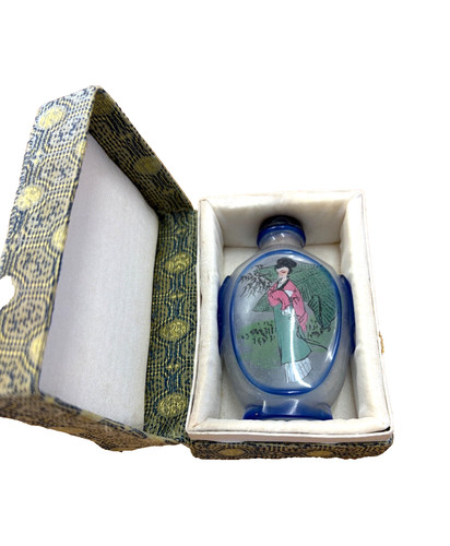 Chinese inside painted glass - inside,