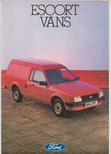 1984 ford escort - van, british