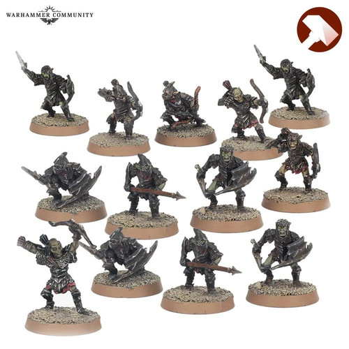 Moria goblin warriors with - moria,