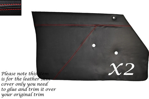 Red stitch front - stitch, door