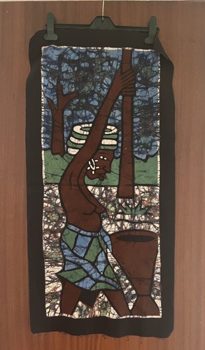 Batik panel 17 5 - 36”, 17.5