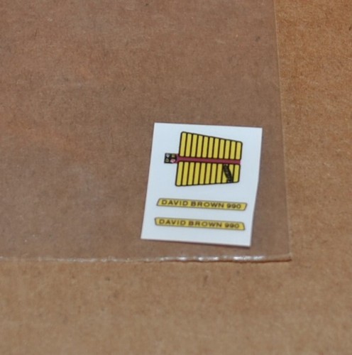Dinky david brown decal - david,