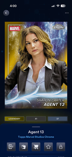 Marvel topps digital sharon - topps,