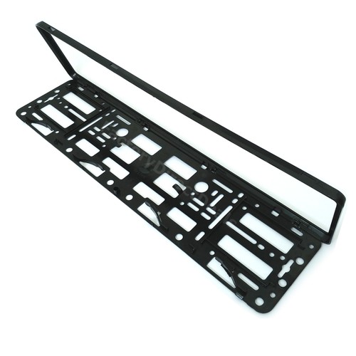 Black number plate surround - 1x,