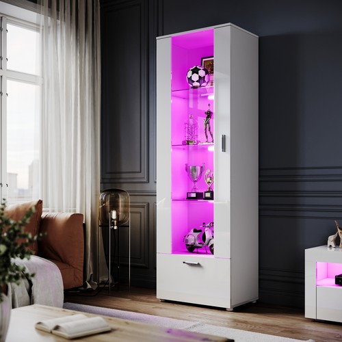 Led high gloss display cabinet - gloss,