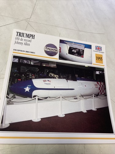 Triumph 650 record johnny - record,