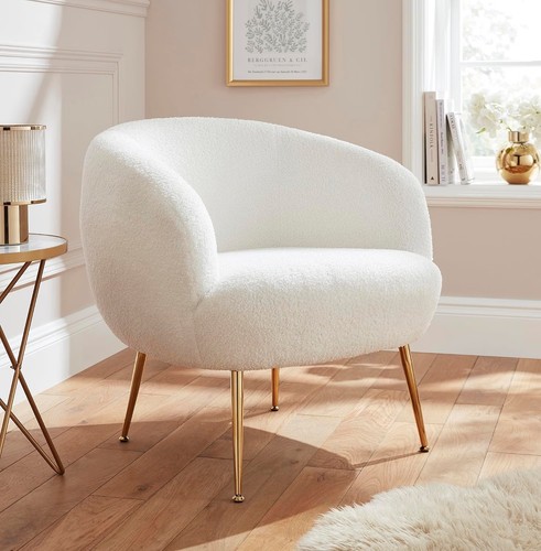 Ada accent chair cream - accent,