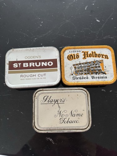 Vintage tobacco tins - vintage,