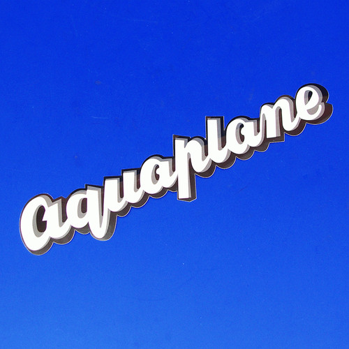 Ford aquaplane script sticker - script,