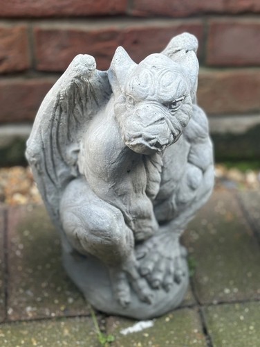 Stone garden gargoyle - stone,
