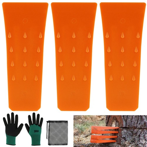 3pcs tree felling wedges - tree,