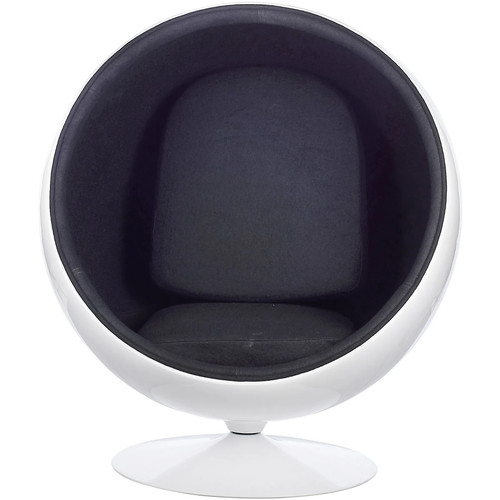 Retro ball chair with - retro,